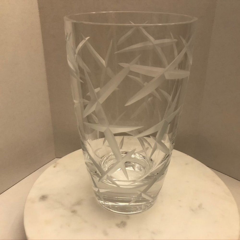 Christofle Etoile Crystal Vase